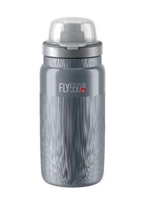 Elite bottle with protective cap fly mtb tex grey 550ml