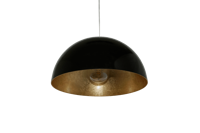 Artdelight Grote hanglampGala Ø 50cm zwart binnenkant goud - HL 12127-50 ZW-GO - thumbnail
