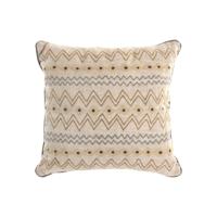 Kussen Home ESPRIT Beige Ikat 45 x 45 x 15 cm - thumbnail