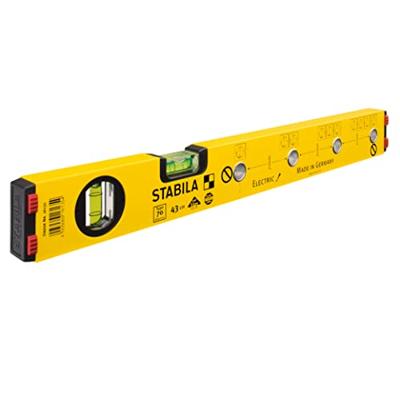 Stabila Type 70 Electric 16135/4 Waterpas voor elektriciens 43 cm 0.5 mm/m