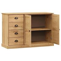 Dressoir met lades VIGO 113x40x75 cm massief grenenhout - thumbnail