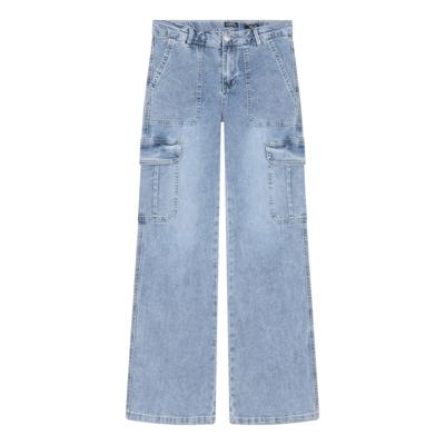 Cargo Denim Wide Fit Light Denim Blue