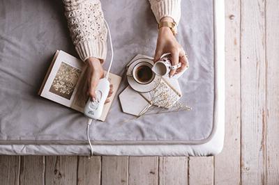 Adler AD 7425 elektrische deken/kussen Elektrisch deken 60 W Grijs Polyester