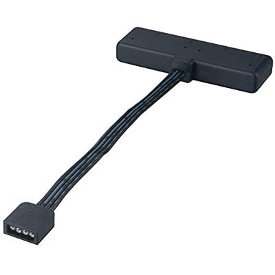 Computer Aansluitkabel [1x RGB LED-stekker - 4x RGB LED-bus] 0.10 m Zwart Akasa
