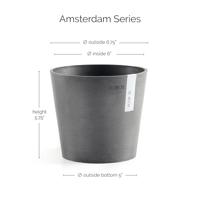 Ecopots bloempot Amsterdam Mini Ø17cm - Grijs - thumbnail