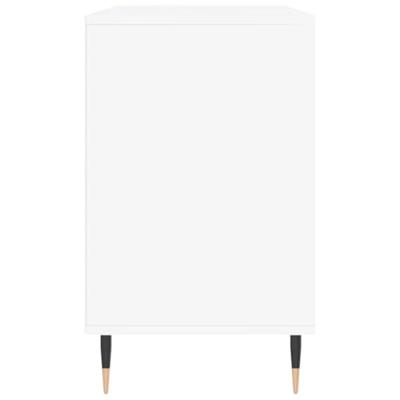 Schoenenkast 102x36x60 cm bewerkt hout wit