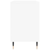 Schoenenkast 102x36x60 cm bewerkt hout wit - thumbnail