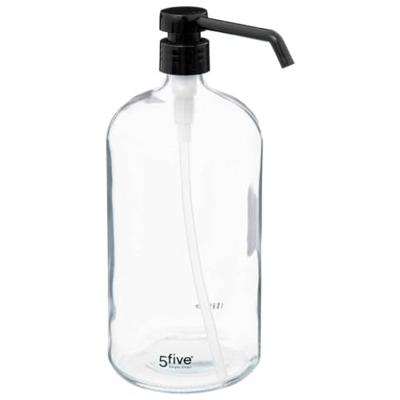 Five - Transparant zeeppompje glas | 1 liter Five - Transparant zeeppompje glas | 1 liter
