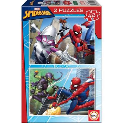 Puzzel Spiderman Educa (2 x 48 pcs)