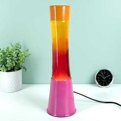 Lava lamp "tower" pink and orange gradient