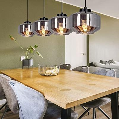 Globo HanglampChristiana 4-lichts zwart - 15547-4H