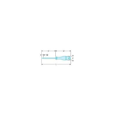Facom Schroevendraaier Protwist Sleuf 2.5X50 Geïsoleerd 1000V - AT2.5X50VE - AT2.5X50VE
