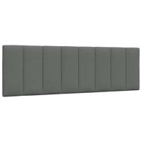 Bed met matras "Hanko" stof donkergrijs 160x200 cm - thumbnail