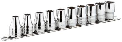 Facom 1/2' doppensets op rail, metrische maten - S.41E