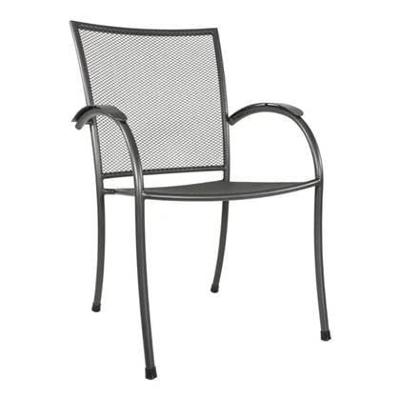 Tuinstoel Nordic Stapelbaar Grijs Stoel Buiten Tuin Lesli Living