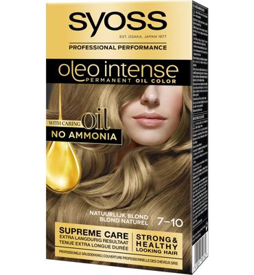 Syoss Color Oleo Intense 7-10 natuurlijk blond haarverf 1 Set