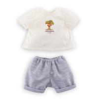 Corolle t-shirt met korte broek kleine ontdekker - 36cm - thumbnail