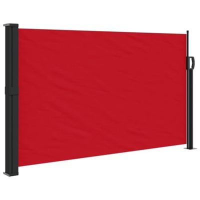 VidaXL Windscherm uittrekbaar 120x600 cm rood VidaXL Windscherm uittrekbaar 120x600 cm rood