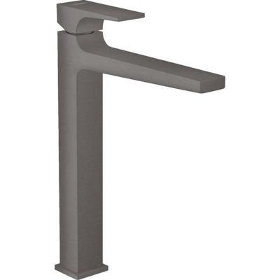 Hansgrohe Metropol ééngreeps wastafelkraan 260 met rechte greep en PushOpen afvoerplug, Brushed Black Chrome Hansgrohe Metropol ééngreeps wastafelkraan 260 met rechte greep en PushOpen afvoerplug, Brushed Black Chrome