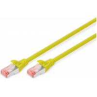Digitus DK-1644-100/Y RJ45 Netwerkkabel, patchkabel CAT 6 S/FTP 10.00 m Geel Halogeenvrij, Verdraaide paren, Snagless, Vlambestendig 1 stuk(s) - thumbnail