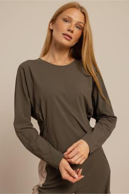 Studio Anneloes Marise Top 13636 T-shirt Lange Mouw 7400 New Army