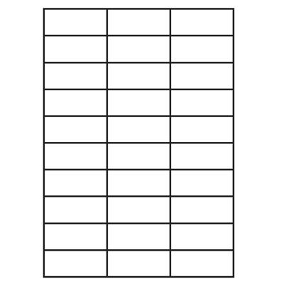 A4 etiketten 70 x 29,7 mm wit 100 vel huismerk A4 etiketten 70 x 29,7 mm wit 100 vel huismerk