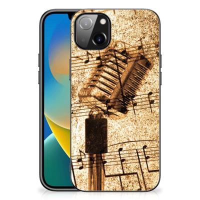 iPhone 14 Plus Silicone Back Case Bladmuziek