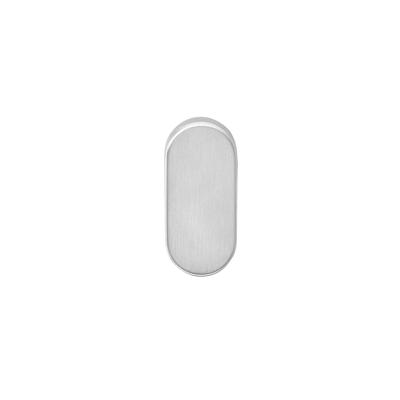 Intersteel Afdekrozet ovaal verdekt 65x30x10mm - RVS Intersteel Afdekrozet ovaal verdekt 65x30x10mm - RVS
