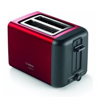 Bosch TAT3P424 DesignLine Broodrooster Rood/Zwart - thumbnail