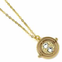 Harry Potter Pendant & Necklace Fixed Time Turner (gold plated) - thumbnail