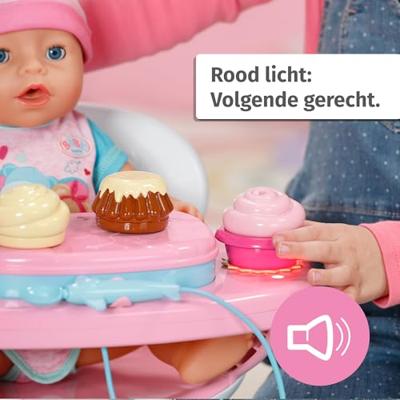 BABY born kinderstoel met lunch