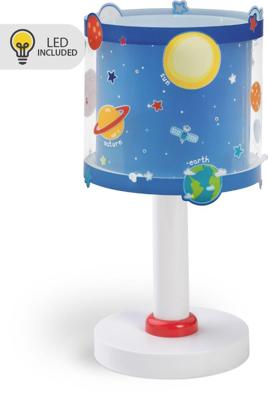 Dalber TafellampjePlanets blauw voor kinderkamer - 41341N