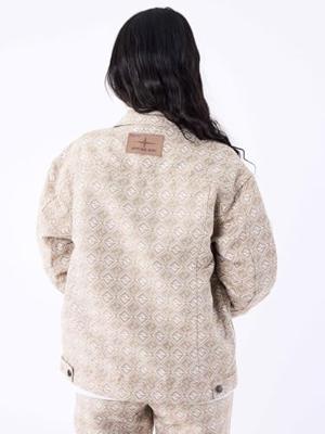 Project X Paris Denim-Set Heren Beige - Maat S - Kleur: Beige | Soccerfanshop