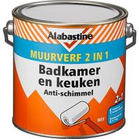 2in1 muurverf badkamer en keuken 2,5l Alabastine - Alabastine - thumbnail