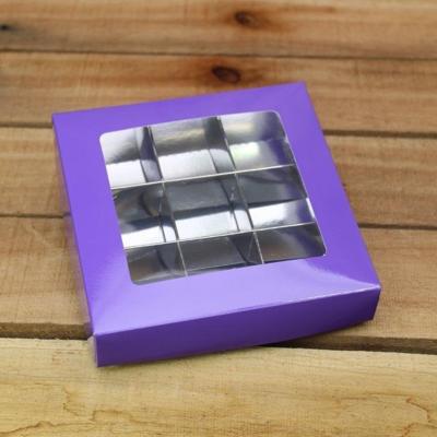 Bonbon doosjes - Chocolade doosje - Lila 168 basic - 24 stuks