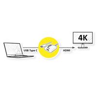 VALUE Beeldschermadapter USB Type C - HDMI 4K - thumbnail
