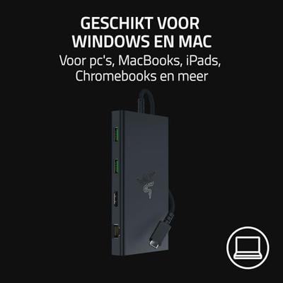 RAZER USB-C® Dock USB-C dockingstation Geschikt voor merk (dockingstation): Universeel USB-C Power Delivery, Geïntegreerde kaartlezer - thumbnail