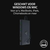 Razer USB-C Dock Bedraad USB 3.2 Gen 1 (3.1 Gen 1) Type-C Zwart - thumbnail