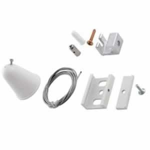 Euro 3 fase rails suspension (kit voor draad 1,5 m wit)