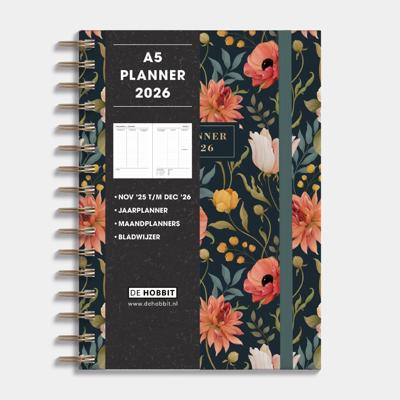 A5 Ringband Planner 2026 Vintage Roos