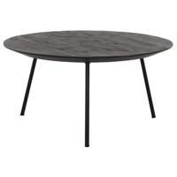 DTP Home Salontafel 'Jupiter' Teakhout, 60cm, kleur Zwart - thumbnail