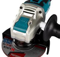Makita dga521zx1 | 18 v | haakse slijper | 125 mm | x-lock | body | zonder accu's en lader | met vastzetschakelaar - dga521zx1 - thumbnail