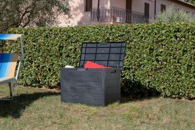 Toomax kussenbox woody&apos;s 77x44x53cm antraciet
