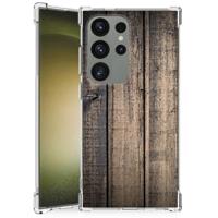 Samsung Galaxy S24 Ultra Stevig Telefoonhoesje Steigerhout - thumbnail