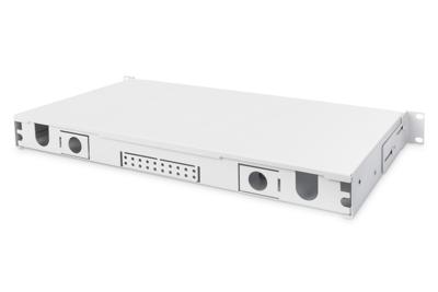 Digitus DN-96200-QL Glasvezel-patchpaneel Zonder connectoren 1 HE Digitus DN-96200-QL Glasvezel-patchpaneel Zonder connectoren 1 HE