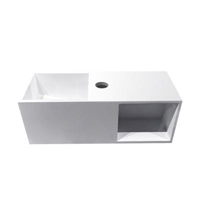 Fontein BWS Jolie 54x20cm met Nis Solid Surface Mat Wit