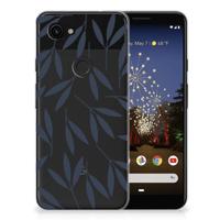 Google Pixel 3A TPU Case Leaves Blue - thumbnail