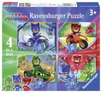 Ravensburger puzzel 4 in 1 PJ masks 12-16-20-24 stukjes - thumbnail