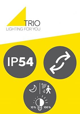 Trio Led muurlampAvon met bewegingssensor - 270669142