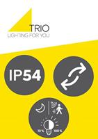 Trio Led muurlampAvon met bewegingssensor - 270669142 - thumbnail